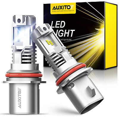 #ad 2X HB3 9004 LED High Headlight Low 6500K Beam Bright White Bulbs Conversion Kits $43.99