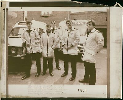 #ad Ambulance crews in Liverpool start their 7am sh... Vintage Photograph 1582430 $13.90