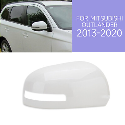 #ad Fits Mitsubishi Outlander 2013 2020 Right White Pearl Rearview Mirror Cover Cap $19.94