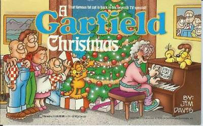 #ad A Garfield Christmas Paperback By Davis Jim GOOD $3.76