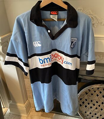 #ad Cardiff Blues Canterbury Of New Zealand Vintage Rugby Polo Size 2XL $105.00