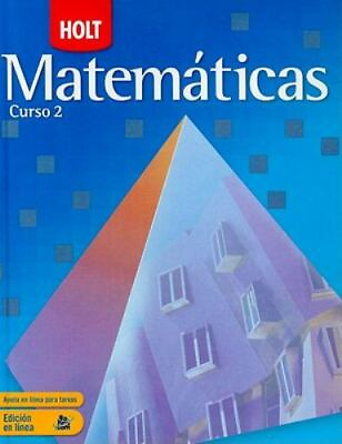 #ad Holt Mathematics Course 2: Spanish Student Edition 2007 Hardcover VERY GOOD $26.00