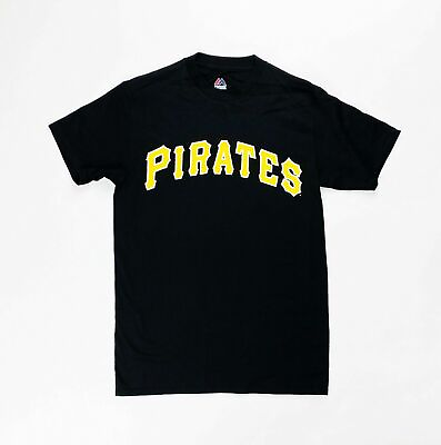 #ad Majestic MLB Pirates Evolution Tee Cool Base Short Sleeve Shirt Men#x27;s S Black $3.60