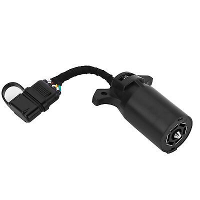 #ad 7 To 4 Pin Trailer Plug Adapter Converter For Caravan Towbar ETZ $18.04