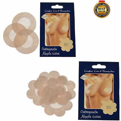 #ad 10pcs Invisible Breast Pasties Disposable Self Adhesive Breast Nipple Cover $4.28