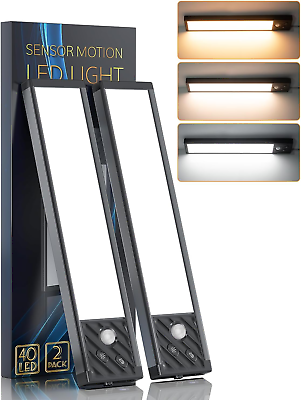 #ad 2024 Latest Wireless Closet Lights Motion Sensor Cabinet Lighting Rechargeable $38.99