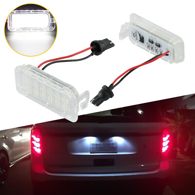 #ad 2x LED Plate License Light Tail Assembly Lamp For 2011 2019 Ford Explorer $12.15