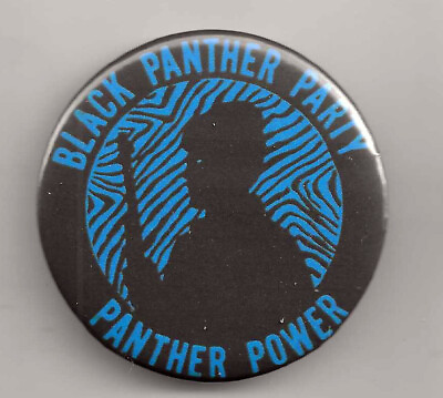 #ad #ad Retro Repro Panther Power Black Panther Party protest pinback button 2.25quot; $3.95