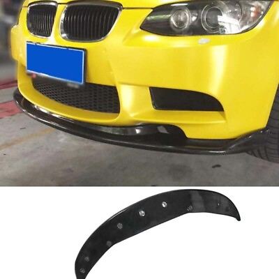 #ad 1X Front Bumper Carbon Fiber Lip Spoiler Bodykit Refit For BMW E92 E93 2005 2012 $1517.10