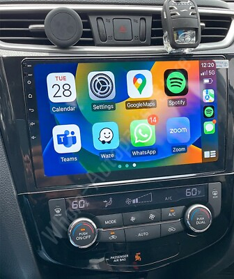 #ad For 2014 2015 2016 Nissan Rogue Radio Apple Carplay Android GPS Navi WIFI 232G $138.80
