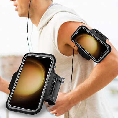 #ad For iPhone 15 14 13 12 Pro Max Shockproof Running Gym Jogging Phone Armband Case $13.95