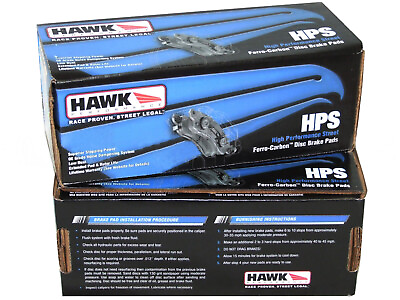 #ad Hawk Street HPS Brake Pads Front amp; Rear Set for 14 16 Q60 Sport w 14quot; Rotors $256.89