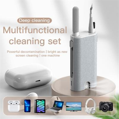 #ad 5 in 1 Cleaner Kit For Airpods Earbuds Cleaning Earphones Case Brush iPhone iPad $10.99