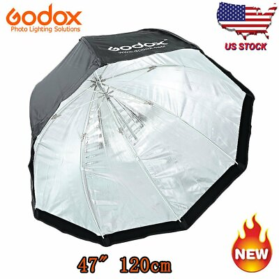 #ad Godox 120cm 47quot; Softbox Octagon Mount For Studio Strobe Camera Flash US $37.59