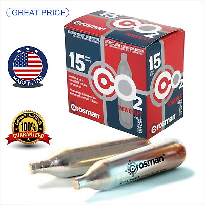 #ad CO2 CARTRIDGE Gun Gas Pellet Airsoft BB Pellet 12 Gram Crosman CO2 Cartridges** $10.99