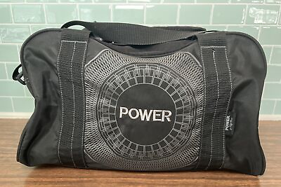#ad Power By Fifty Cent Duffel Gym Over Night Bag Black 16”x 10” $29.99