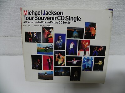 #ad Michael Jackson Tour Souvenir CD Single 1993 KOREA Editoin Box Set $255.00