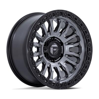 #ad 17x9 Gunmetal Black Lip Wheels Fuel FC857 Rincon 6x5.5 6x139.7 12 Set of 4 1 $1448.00