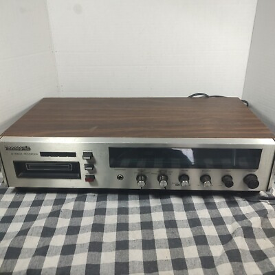 #ad vintage PANASONIC RS 817S 8 TRACK Recorder AM FM HOME STEREO NOT WORKING 4 PARTS $24.99
