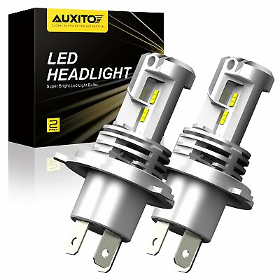 #ad AUXITO H4 9003 Super White 40000LM Kit LED Headlight Bulbs High Low Beam 6500K $38.99