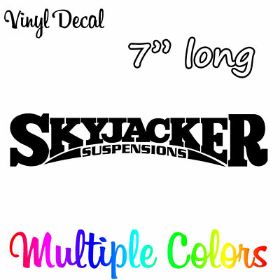 #ad Skyjacker Suspensions Sticker Decal 7quot; Choose your color Sticker C $2.50