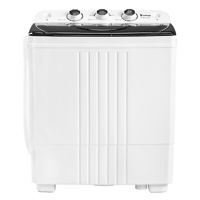 #ad 20lbs Home Apartment Washing Machine Twin Tubs Laundry Pump Spin Dryer Durable $138.99