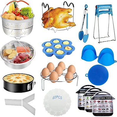 #ad Pot Accessories Pressure cooker Accessories for instant Instant Pot 73 pcs Blue $39.99