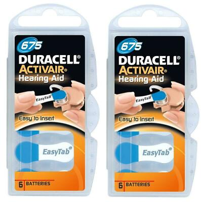 #ad Duracell Size 675 Hearing aid batteries 12 to 60 Batteries $9.99