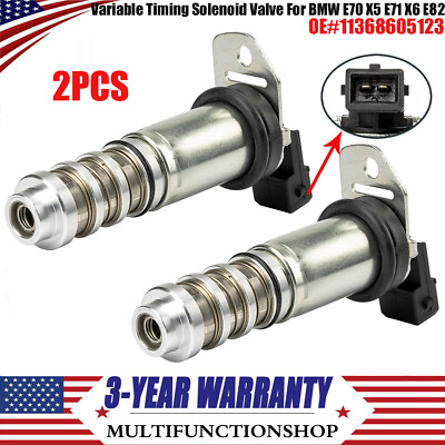 #ad 2X Variable Timing Control Valve Solenoid For BMW E90 F10 F11 F01 X5 11368605123 $35.49