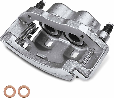 #ad A Premium Disc Brake Caliper Assembly with Bracket Compatible with Select Dodge $102.99