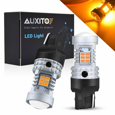 AUXITO 7440 Amber LED Turn Signal Light Bulbs Anti Hyper Flash Canbus Error Free $18.99