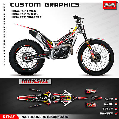 #ad Trials Bike Sticker Decal Graphics for TRS TRRS ONE ONE R ONE RR GOLD 2016 2024 AU $194.84