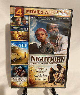 #ad 4 Movies with Soul Honeydripper Race to Freedom Nightjohn Sophie Moon Hange $27.99