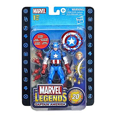 NEW Captain America Marvel Legends 20th Anniversary Series 6quot; Inch Action Figure $49.95