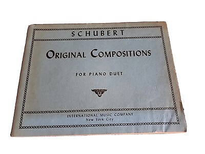 #ad Schubert Original Compositions For Piano Duet No. 586 $24.00