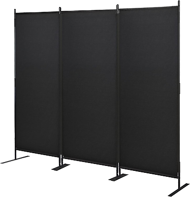 #ad 3 Panel Room Divider Folding Privacy Screen Portable Wall Divider Freestanding P $65.99