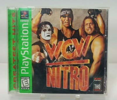 #ad Playstation 1 WCW Nitro Us Release GREA $10.00