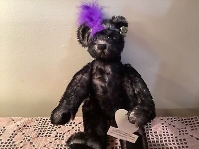 #ad 100 % Mohair Jointed Annette Funicello Bear By Bear Company Has All Tags $22.00