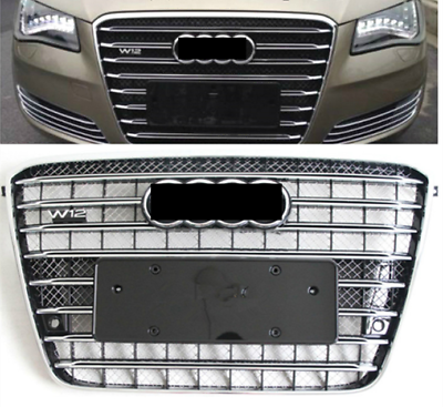 #ad Chrome Front Bumper Grille For Audi A8 S8 2015 2017 Update to W12 $550.99