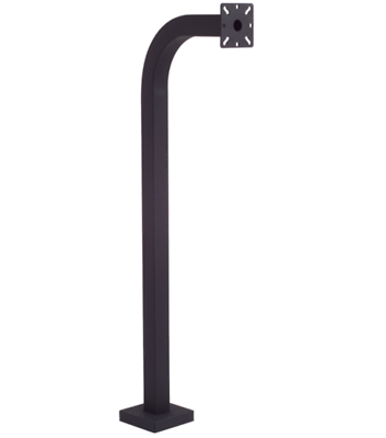 #ad Gooseneck Pedestal Universal Mounting Plate Easy installation 42quot; Black ALUMINUM $149.99