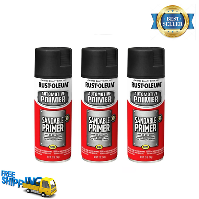 #ad Rust Oleum 249418 Automotive Sandable Primer Spray Paint 36 oz Black Home Garden $25.99