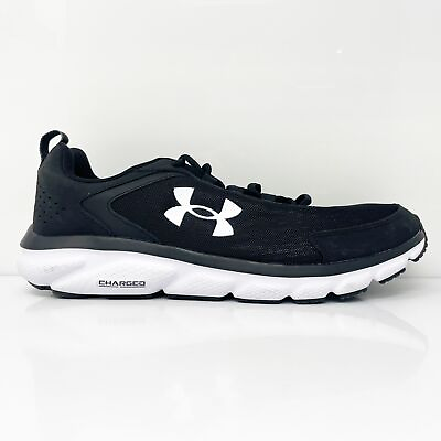 #ad Under Armour Mens Charged Assert 9 3024590 001 Black Running Shoes Sneakers 12 $68.99
