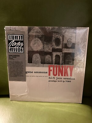 #ad Gene Ammons Funky LP Vinyl Original Jazz Classics Prestige In Shrink EXCELLENT $49.95