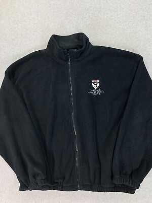 #ad Harvard Business School TGMP 9 Harvard Square Fleece Jacket Men#x27;s XXL Black $29.99