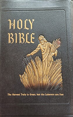 #ad The Holy Bible Spiritual Harvest Edition Authorized King James Version Rare 1955 $113.99