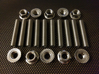 #ad Honda Stainless Steel Exhaust Manifold Studs and Flange Nuts Civic S2000 Integra GBP 11.85