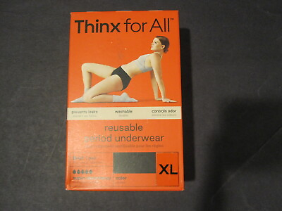 #ad Thinx for All Brief Bikini Hi Waist Boyshort Super Heavy Moderate XL $5.00