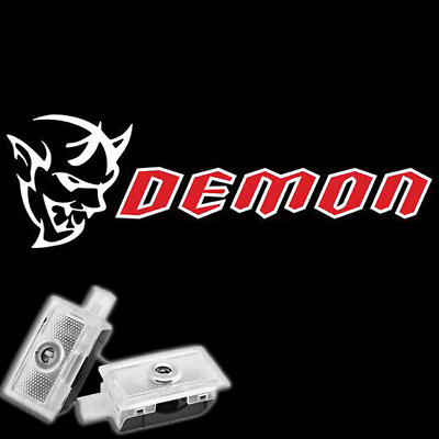 #ad 2 4x Demon LED Door Lights Courtesy Projector Puddle Lamp HD for Dodg e Charger $20.99