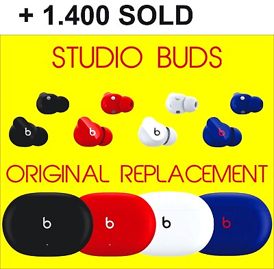 #ad Replacement Beats Studio Buds Totally Wireless Earphones Left or Right or Case $33.99