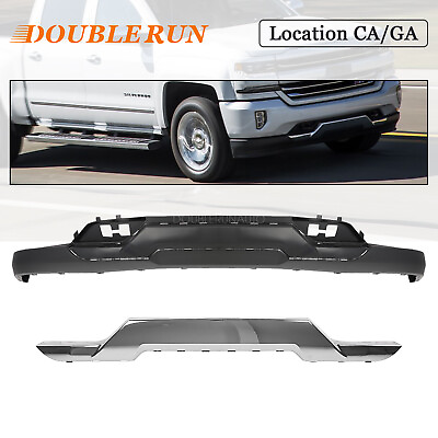 #ad Front Bumper Valance Chrome Skid Plate For Silverado 1500 2016 2019 With Z71 $254.69